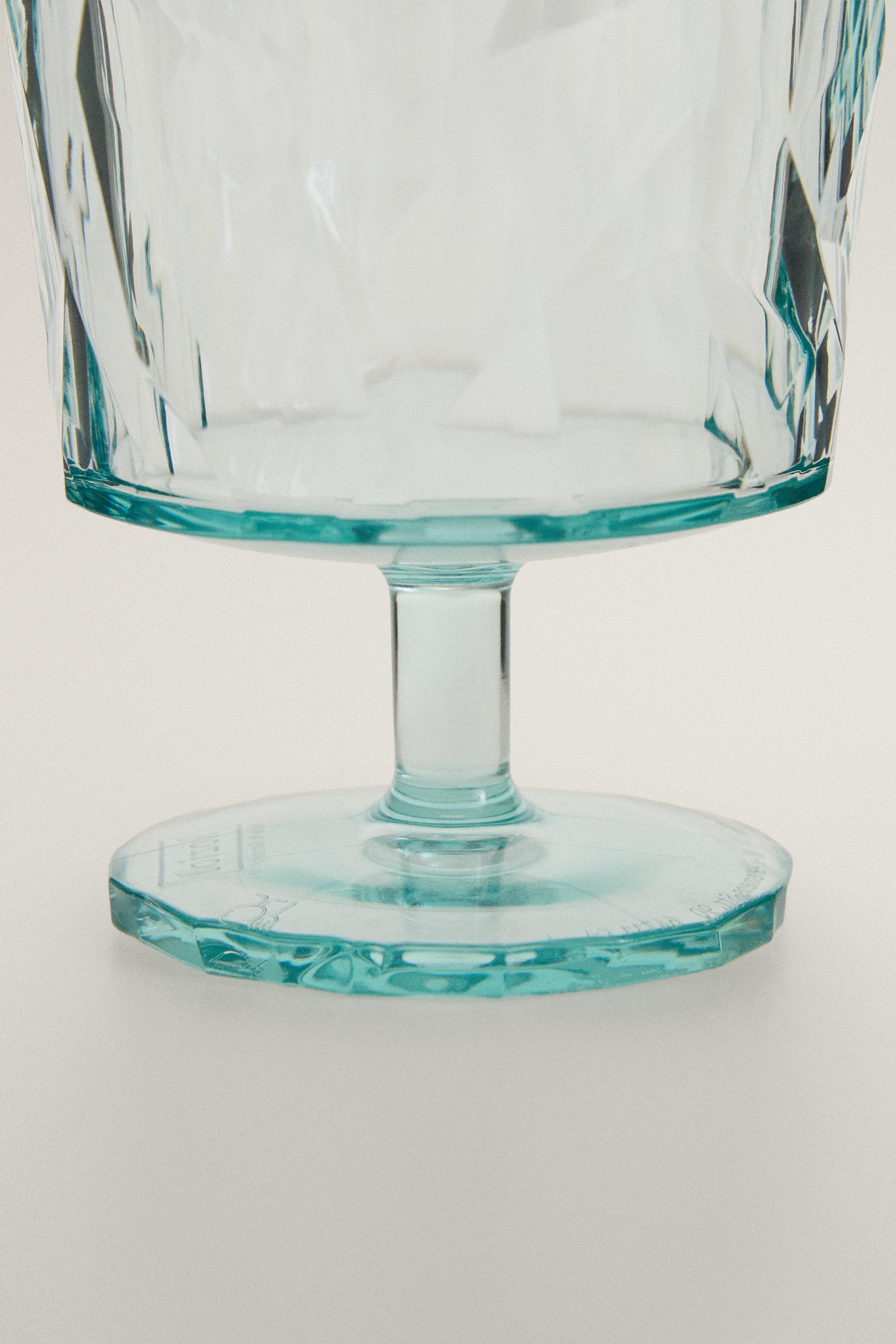 VERRE À VIN ACRYLIQUE EFFET DIAMANT